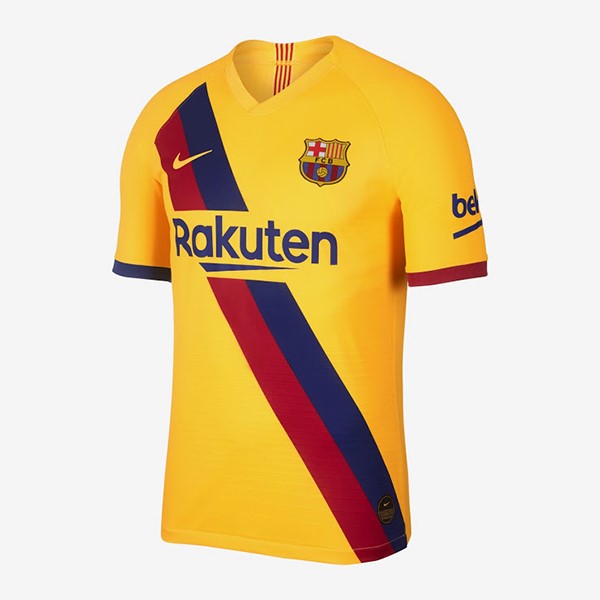 Thailande Maillot Football Barcelone Exterieur 2019-20 Jaune